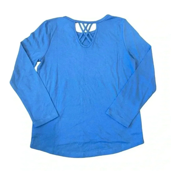 Old Navy Softest Long-Sleeve Lattice-Back Tee for Girls - Picture 4 of 5